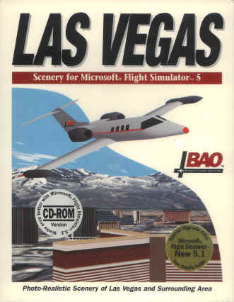 Scenery Las Vegas for MS Flight Simulator 5 